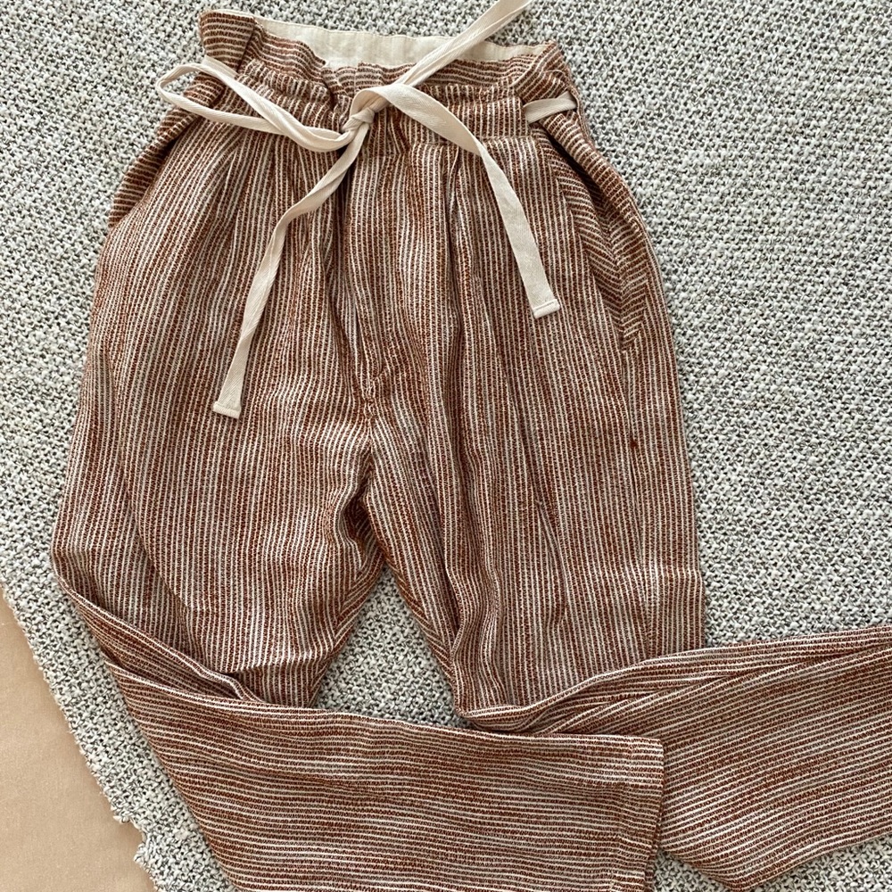 REPOST FREE PEOPLE paper bag hipster pants